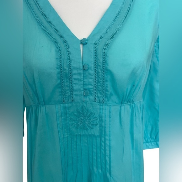 Lilly Pulitzer Babydoll Dress / Swim 
Cover Up - Blue Aqua - Size S - Picture 2 of 12